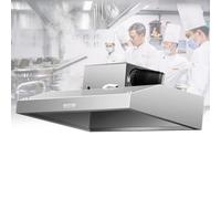 Hotte Aspirante Commerciale En Acier Inoxydable, 1000 CFM, For Cuisine, Grande Aspiration, Hotte D'aspiration Domestique Murale (Color : 120 * 80 * 45, Size : 880W)