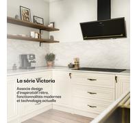 Hotte aspirante d'angle Victoria 90 cm 336 m³/h de débit d'air A++