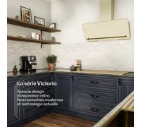 Hotte aspirante d'angle Victoria 90 cm 336 m³/h de débit d'air A++