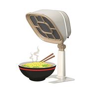 Hotte aspirante de bureau, mini hotte aspirante domestique, réglable à 66 °, réglage de la hauteur à 6 segments, facile à nettoyer, hotte de gamme 3200 tr/min pour la maison, la cuisine, la marmite, l