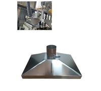 Hotte aspirante en acier inoxydable - Collecte efficace des poussières, ventilation améliorée pour les cuisines, les usines et les ateliers - Grille d'aération de qualité commerciale pour les enviro