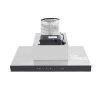 Hotte aspirante encastrable 120 W 2000-2200 tr/min - Silencieuse - Avec 3 niveaux - Soft Touch - Puissance d'aspiration de 350 CFM - Pour appartements, caravanes, cuisines
