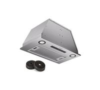 Klarstein Hotte Aspirante Encastrable 52 cm, Hotte Aspirante Silencieuse, Hotte de Cuisine avec Lampes LED, Débit d'Air Puissant 439 m³/h, Minuterie, Commandes Tactiles, Hotte avec Évacuation