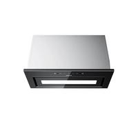 CIARRA hotte aspirante encastrable 52cm 450m3/h 3 vitesses tactile et geste commande recyclage ou évacuation CD5931BK Noir