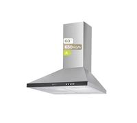 Hotte aspirante EVVO CE21 Pyramid, 60 cm, inox, 650 m³/h, 3 vitesses, énergie A