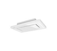 Hotte aspirante GCH 790 WH Diamond à recyclage d'air, hotte de plafond 90 cm, 850 m³/h, blanche