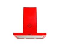 Hotte aspirante - - GCH F 461 RD 6 - 60 cm - Rouge - 1000 m³/h - 3 niveaux