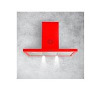 Hotte Aspirante - - GCH F 461 RD 9 - 90 cm - Rouge - 1000 m³/h - 3 Niveaux