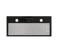 GLOBALO hotte aspirante encastrable, meuble bas hotte aspirante de cuisine, hotte aspirante encastrée 60 cm, meuble bas série acier de cuisine, Delico 60.1 Black