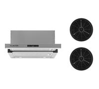 Hotte aspirante îlot Klarstein Vinea - 60cm - 610m³/h argent