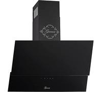 Hotte Aspirante Inclinée 60 cm GURARI GCH 268 Prime/Hotte Murale Noire classe A / 1000 m³/h/Télécommande/Hotte de Cuisine avec Evacuation ou Recyclage/Hotte avec Filtre à Charbon