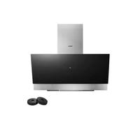 Hotte Aspirante Inclinée 90cm 800m³/h Classe A++, 4 Vitesses, BLDC Moteur, Evacuation & Recyclage, Contrôle sans Contact