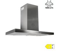 Hotte Aspirante Inox Design Gurari GCH F 118 +filtre à charbon Hotte Murale 120 cm • 1000 m³/h vacuation & Recyclage