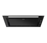 Hotte aspirante intégrée noire - Whirlpool - Débit d'air 451-650 m³/h - Commande électronique - Éclairage LED 1 x 7 W