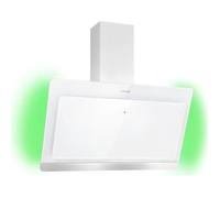 Klarstein Hotte aspirante inclinée 90 cm – Silencieuse, LED RGB, 563 m³/h, Classe A, Évacuation