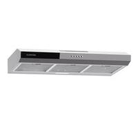 Contempo 90 Hotte aspirante encastrée 90 cm 200 m³/h LED Acier inoxydable Acrylique