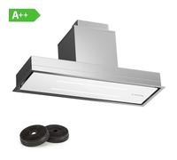 Hotte aspirante - KLARSTEIN - High Line Eco 90 - 410 m³/h - 3 vitesses - LED 4W