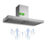 Hotte aspirante - KLARSTEIN - Limelight - 120 cm - 570 m³/h - Tactile - Inox