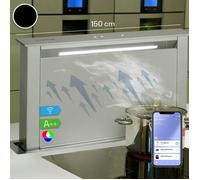 Klarstein Hotte aspirante Royal Flush Eco 60 cm 576 m³/h A+ Argent