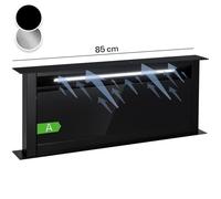 Hotte aspirante escamotable Royal Flush Eco Klarstein 90 cm 576 m³ h A+ Noir G