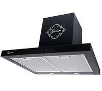 Hotte aspirante murale 60 cm GCH 462 Evacuation & Recyclage . TouchControl+télécommande . 1000m³/h . Noir