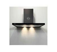 Hotte Murale Gurari 462 BL 9 Pr Noir 90 cm - Hotte Cuisine Puissante 1000 m³/h