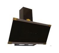 Hotte aspirante murale - - AT 9445 AD - 90 cm - Verre noir Art Déco - 1250 m³/h