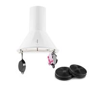 Lumio Neo Hotte aspirante + 2 filtres recyclage d'air 610 m³/h blanc A