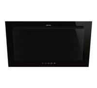 Hotte de Cuisine Mur Smeg 90 cm a Évacuation / Recyclage Linéa KV194B3 Noir