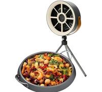 Hotte aspirante portable de table - Extracteur d'air amovible silencieux USB | Purificateur d'air compact à 3 vitesses pour cuisine, barbecue, fondue, caravanes, bureau et voyage