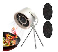 Hotte aspirante portable Silencieuse Compacte Haute Succion Ventilateur | Hotte d'Air pour Cuisine Intérieure et Extérieure Maison Intérieur Extérieur Chambre Dortoir RV BBQ Hot Pot Grill Cuisiniè