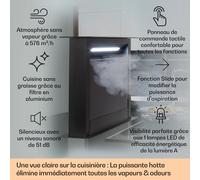 Hotte aspirante Royal Flush Eco 60 cm 576 m³/h A+ A++