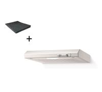 Hotte Aspirante Sous-Meuble 50 Cm Blanche Avec Filtre Respekta