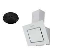 Hotte Aspirante Tête Gratuit 60 CM Blanc avec Filtre