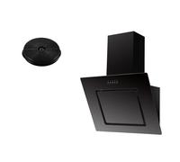 Hotte Aspirante Tête Gratuit 60 CM Noir Avec Filtre À