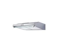 Hotte aspirante Respekta à encastrer/Hotte aspirante à encastrer de 60 cm/Boîtier en acier inoxydable avec abat-jour en verre / CH1259IXCN / B / 45-61 dB