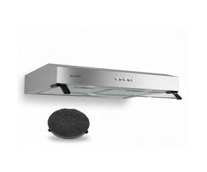 Hotte casquette Rivage 60 cm en inox - Performance design extra-plat Beldeko