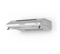 Hotte casquette - SCHNEIDER - SCHC6400CX - Gris - Filtres à charbon - Recyclage