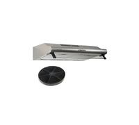 BELDEKO - Hotte Casquette / Visière 60 cm INOX 240 m3/h - 100 Watts - Filtre inclus