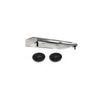 - hotte casquette / visière 90 cm inox 420 m3/h