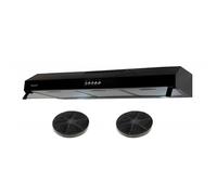 BELDEKO - Hotte casquette / visière Rivage 90 Cm - NOIR - Double moteur - 200W - 438 m3/h