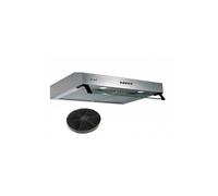 BELDEKO - Hotte Casquette/Visière RIVAGE 60 cm Inox - 100W - 210 m3/h