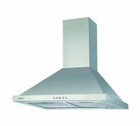 CATA Hotte aspirante BETA PRO 7000 X Contrôle électronique Minuterie 3 niveaux extraction 1027 m3/h Niveau sonore 64 dB Moteur A100 Consommation 380 W Éclairage LED Couleur Inox