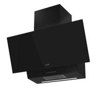 Cata Hotte Décorative Thalassa 900 GBK/G Panneau de Commande Électronique 4 Vitesses 3+1 Turbo Moteur Extra Silencieux Niveau Sonore 50 db Éclairage LED Filtre Anti-Buée Largeur 90 cm Couleur Noir