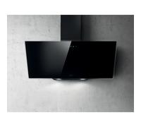 Hotte Cheminée coudée Elica SHIRE BL/A/90 - Verre noir