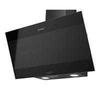 Indesit IHVP 83F LM K hotte Montée au mur Noir 647 m³/h