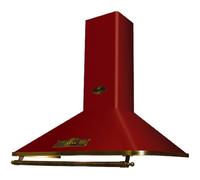 Hotte cheminée - Kaiser - Modèle Empire - 90 cm - Couleur Bordeaux - Éclairage indépendant