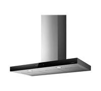 Hotte Cheminée plate Elica Joy BLIX/A/90 - Verre inox/noir