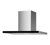 Hotte Cheminée plate Faber TSPG X/BK A90 2LS - Verre inox/noir