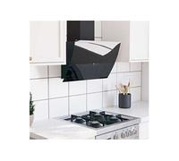 Vidaxl Hotte Murale 60 Cm Acier Et Verre Trempã© Noir